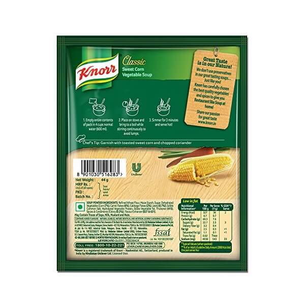 Knorr Classic Sweet Corn Veg Soup